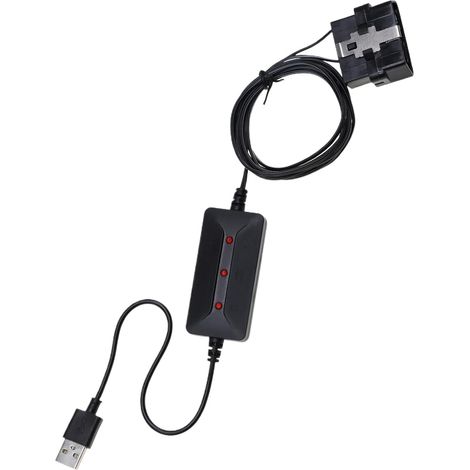 Câble Adaptateur pour Remplacement Batterie Protecteur de Déconnexion Rapide pour Réglages Voiture,Alimentation par Power Bank USB Sans Batterie de Secours pour Dépannage et Entretien Automobile (1/5)