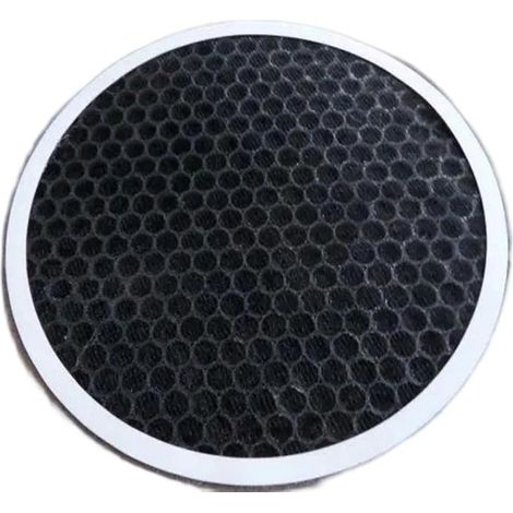 Luftfilterelement für Lüftungskanäle, mehrlagiger Verbundluftfilter, Aktivkohle-Luftfilterelement, runder HEPA-PVC-Luftfilter für Staubabsaug-Lüftungssysteme (59 mm)