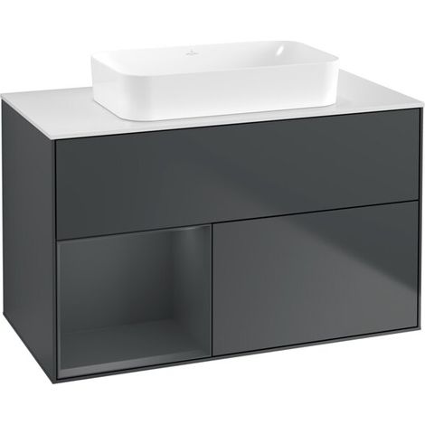 Villeroy & Boch F651HGHG Meuble sous-bain Finion F65 (1/2)