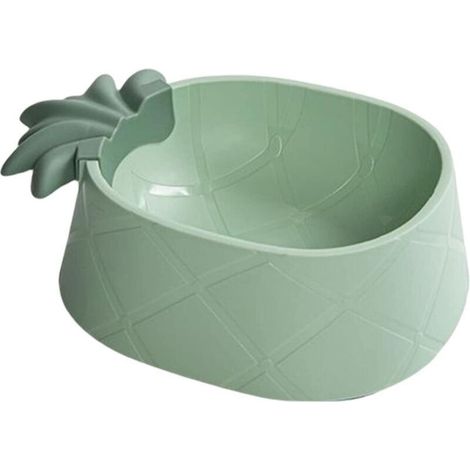 Bol pour Chat Mangeoire pour Animaux De Compagnie, Portable Durable, Multifonctionnel Alimentation Pratique Bol Unique pour Fournitures Petits Chiens Moyens Chaton, Vert (1/5)