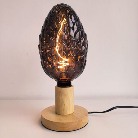 Ampoule Décorative LED Filament E27 4W 1800K Ananas Cristal Gris