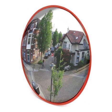 Miroir Convexe Circulation 45 cm Champ de vision de 130°-160° Miroir traffic Sécurité routière Outdoor Indoor Miroir routier Polycarbonate solide Surveillance Rue Magasin (1/5)