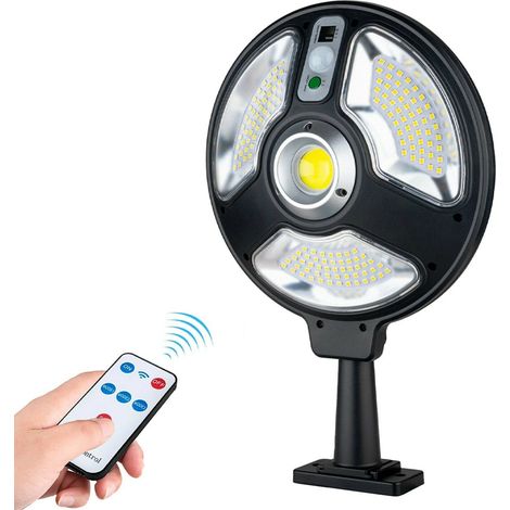 Faro LED Esterno Solare Lampione Mini Sensore Movimento Faro Luce Fredda (1/5)