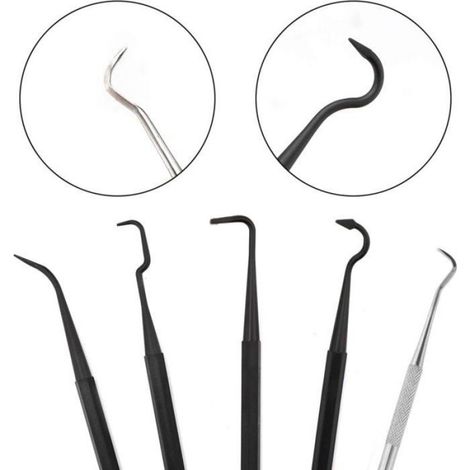 9 Pièces Kit Mini Brosse Métallique, Brosse Acier Laiton, Cuivre et Nylon, Outils de Nettoyage Soudure et Rouille (1/4)