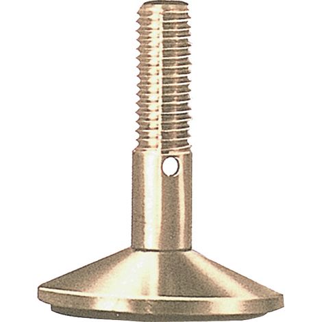 PIEDINO REGOLABILE OTTONE MA12 X D 40 MM- 20,0 pz