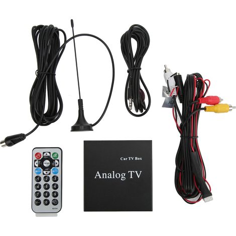 Bote de télévision analogique de voiture Récepteur de signal TV DVD mobile PAL SECAM NTSC Système complet Affichage du menu OSD (1/5)
