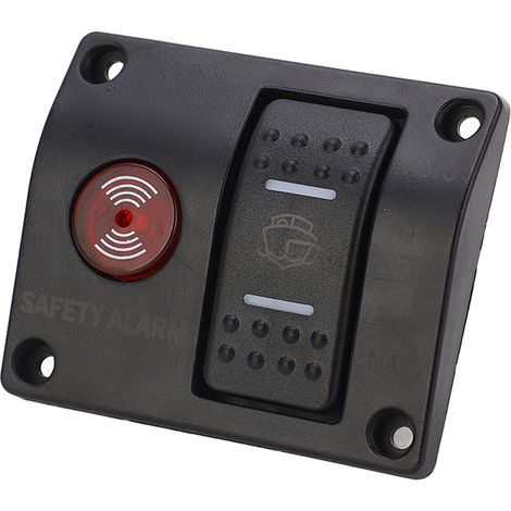 3-Wege-Bilgenpumpen-Schalttafel mit Mann-Aus-Automatik-Bilgenpumpen-Schwimmerschalter und LED-Leuchte für Schiffe und Yachten, 24 V DC (1/5)