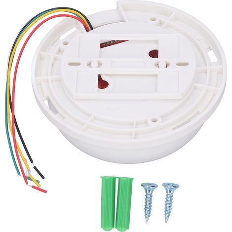 Détecteur de gaz naturel ABS plafond réseau alerte alarme sonore et lumineuse pour la sécurité de la maison 12-28V (1/5)