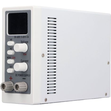 Alimentation CC, affichage numérique, couleur blanche, 0‑ 0‑Alimentation CC variable 300 W, entrée et sortie 5 A (1/5)
