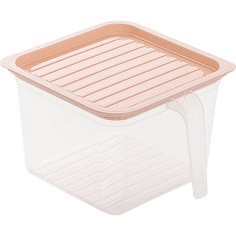 Boîte De Rangement Réfrigérateur - Boîte Alimentaire Étanche Transparente Pour Fruits Légumes Céréales - 1 Pièce (1/3)