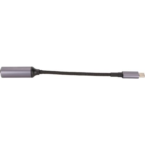 100-W-USB-C-PD-Netzkabel mit Identifikationschip, 5,5 x 1,7 mm DC-Stecker (männlich auf weiblich) für Smartphone und Tablet