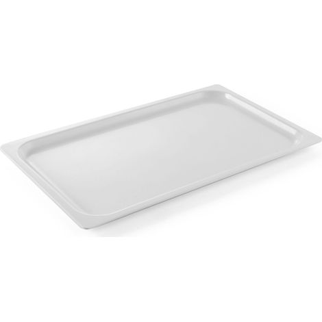 Bandeja para presentar platos y alimentos 530x325mm GN 1/1 blanca - Hendi 561607 (1/2)