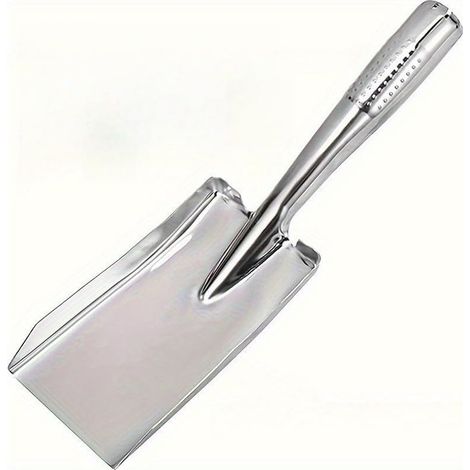 1 truelle de jardin en acier inoxydable de 27,6 cm, pelle à main à tête carrée, outil pour creuser, planter, transplanter, désherber, ameublir le sol, outil de jardinage pour intérieur et extérieur (1/5)