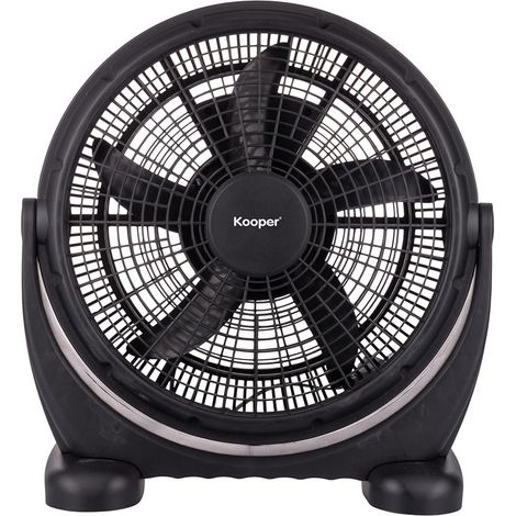 Ventilateur rond Ø 36 cm 3 vitesses 50 W Noir (1/5)