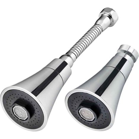 aireadores de grifo, cabezal rociador flexible de 360°, 3 modos de rociado, extensión para cocina, plástico reforzado (1/5)