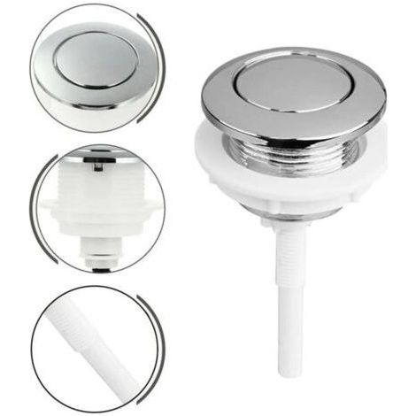 38mm round toilet tank push button, suitable for home and hotel bathrooms. (1/5)