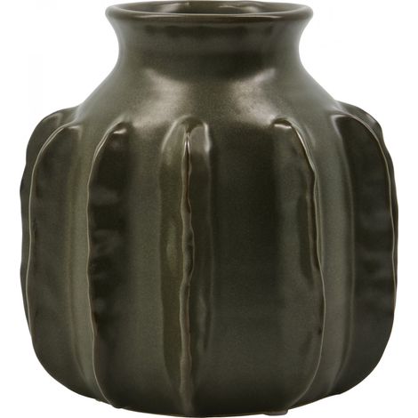Vase en grès Cactus h 15 cm (1/5)