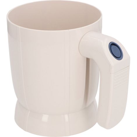 Tamis à Farine, Tamis à Farine électrique Tamis à Farine à Gâteau Tamis à Farine 4 Tasses Tamis de Cuisson à Main pour la Cuisson de la Pâtisserie. (1/5)