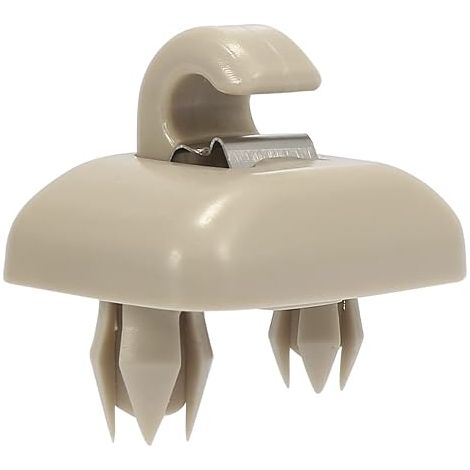 Support de fixation de pare-soleil en plastique beige pour voiture, référence 8U0857562 8E0857562, compatible avec Audi A1 A3 A4 A5 Q3 Q5 S3 S4 S5 RS3 RS4 RS5 (1/4)