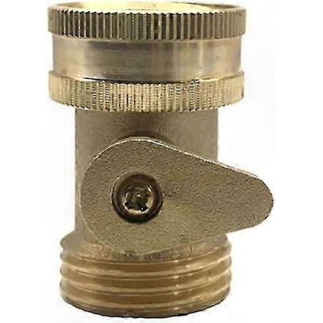 Adjustable Brass Garden Nozzle with Threaded Connection for Outdoor Spraying Tasks (1/3)