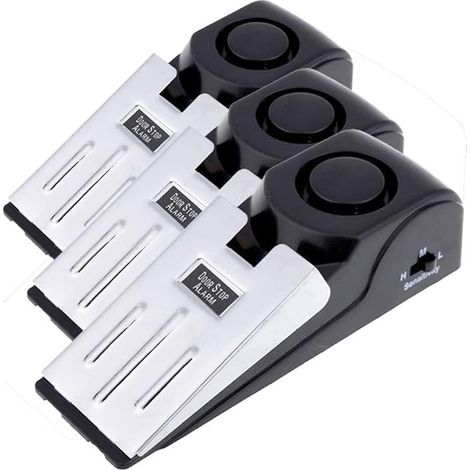 1-Pack Sicherheit Keil-Türstopper Alarmstopper Blockieren Reise-Sicherheitswarnung 120db (Packung mit 1)