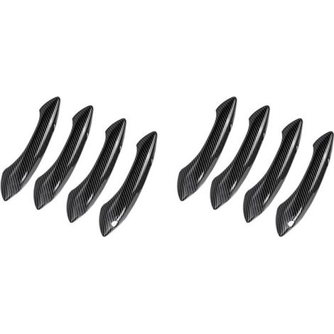 Protezioni per maniglie esterne delle portiere in ABS effetto fibra di carbonio (2 pezzi) adatte per BMW Serie 5, Serie 6 e Serie 7 (F07, F10, F11, F06, F12, F13, F01, F02). (1/3)