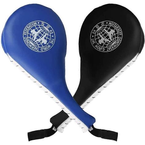 Cibles de double coup de pied pour le taekwondo, cibles de frappe résistantes pour la boxe, équipement d'arts martiaux, karaté, kickboxing, entraînement pour enfants, adolescents et adultes. (1/5)