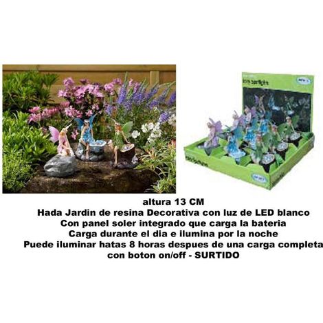 ALTUNA altuna jardin hada decorativa resina surtido 13 cm 206170