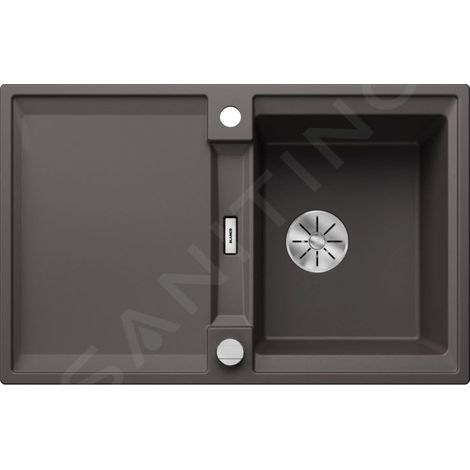 Blanco Adira - Évier en silgranit, 78x50 mm, avec commande excentrique et accessoires, InFino, gris rocher 527587 (1/4)