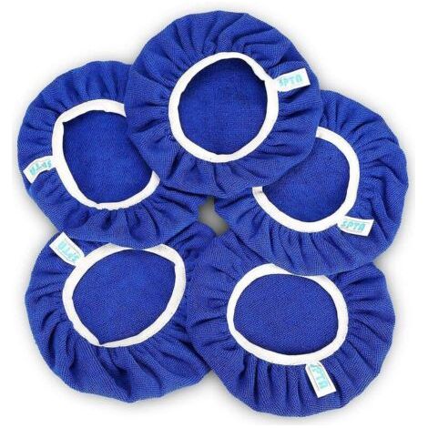 5 pièces(225-250mm) Bonnets de Polissage en Microfibre,Car Polisseuse Pad Bonnet Buffing Pad de Bonnets de Polissage Polissage polir Bonnets électrique pour Polisseuse-lustreuse Orbitale (1/4)