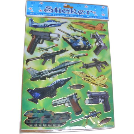 Lot de 10 autocollants militaires 2808Nt
