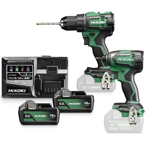 Hikoki KC18DE WCZ taladro atornillador inalámbrico con impacto (1/2)
