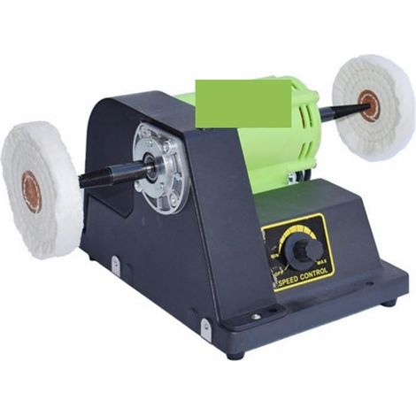 Polisseuse Ponceuse Machine à polir for bijoux travail du bois Mini haute puissance roue en tissu polisseuse 900W Jade tour meuleuse vitesse réglable(SET A) (1/5)