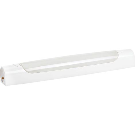 Aric – Réglette LED intégrée 6,3W 2700K 600lm – IP20 IK07 – Pour cuisine et meuble – Blanc – H. Vol. a/PC