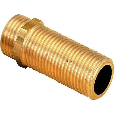 Raccord laiton Manchon male male long 40 mm 3/4''
