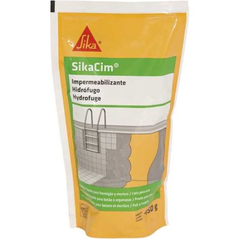 Lote de 16 unidades SikaCim Impermeabilizante 0,45 KG Doypack SIKA