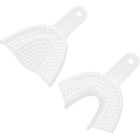 Plateau dentaire jetable en plastique pour empreintes - Matériel dentaire portable de soins buccaux (1/5)