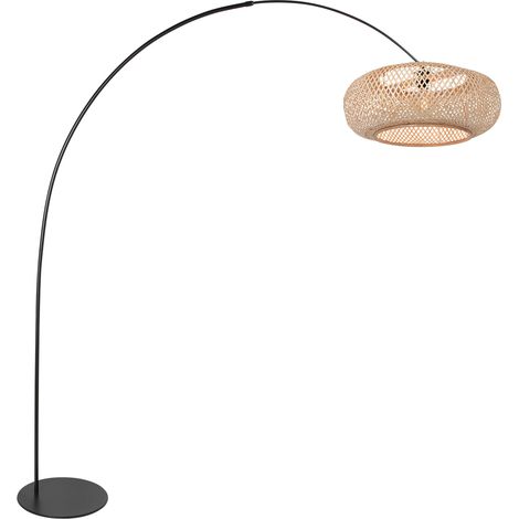 Anne Lighting - lampadaire - Curve - naturel noir - métal - lampe (1/4)
