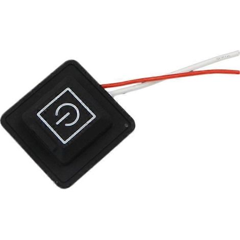 Interrupteur à bouton-poussoir en silicone pour ceinture chauffante électrique, gilet, pantalon, gants (1/5)