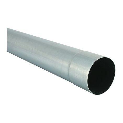 Marley Fallrohr NW 100 mm, 1 m, titan-zink Halbrunde Dachrinnen verzinkt