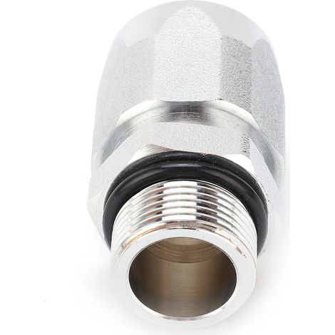 Raccord de tuyau d'huile en laiton plaqué 3/4 po, adaptateur pour tube, accessoires pour machines de graissage, fixe (1/5)