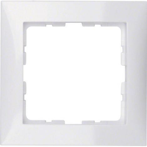 Cornice singola, bianco neve, B. quadrato (1/4)