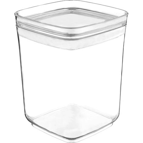 Boîte Hermetique Alimentaire (1 l) Boîte Conservation Alimentaire Boîte de Conservation en Plastique avec Couvercle Conservation de la Farine, du Sucre, des Pâtes, du Riz (1/5)