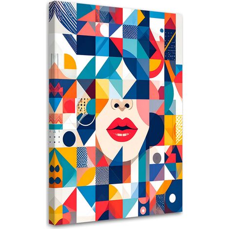 Wandbild Geometrische Abstraktion Bauhaus 40x60 cm (1/5)