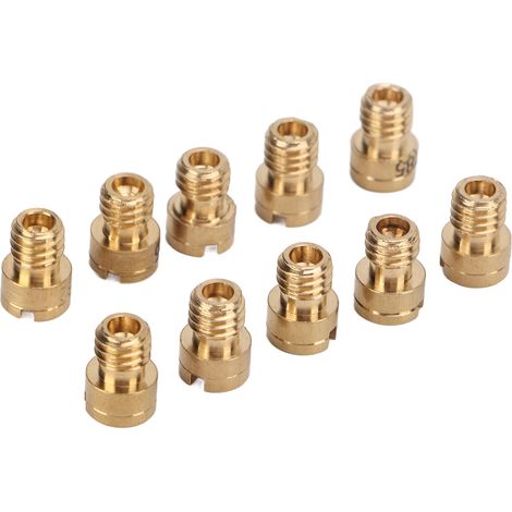 10 Hauptvergaserdüsen, Metalldüse 82-105 für GY6 50cc Roller und Moped 139QMB (1/5)