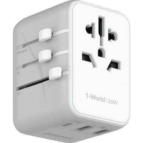 Adaptateur de voyage universel, adaptateur de prise universel PD 20W avec adaptateur universel France vers USA USA UK Allemagne Australie Chine Japon