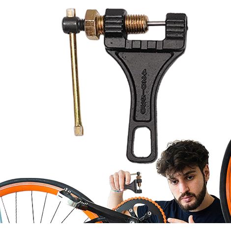 Outils de réparation de chaîne Outil de coupe de chaîne de moto en acier Séparateur de chaîne à broches antirouille Outil de retrait de maillons pour scooters et motos (1/5)