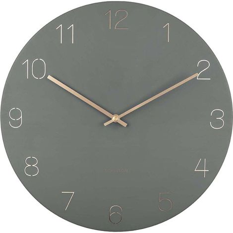 Karlsson Charm Reloj de Pared Verde Jungle 40 cm