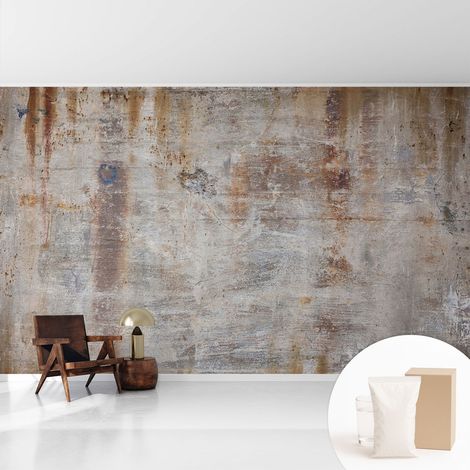 Papier peint intissé mural avec imprimé motifs uniques apparence moderne - Colle incluse gratuite Surface brute 416x254 cm (1/5)