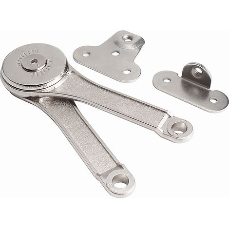 Two heavy-duty lid support hinges with a soft-close function keep the lid open, suitable for cabinets. (1/2)